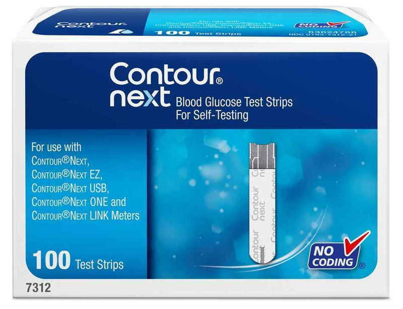 Bayer Contour Next Blood Glucose Test Strips- 100ct