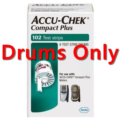 Accu Chek Compact Plus Test Strips 102 count